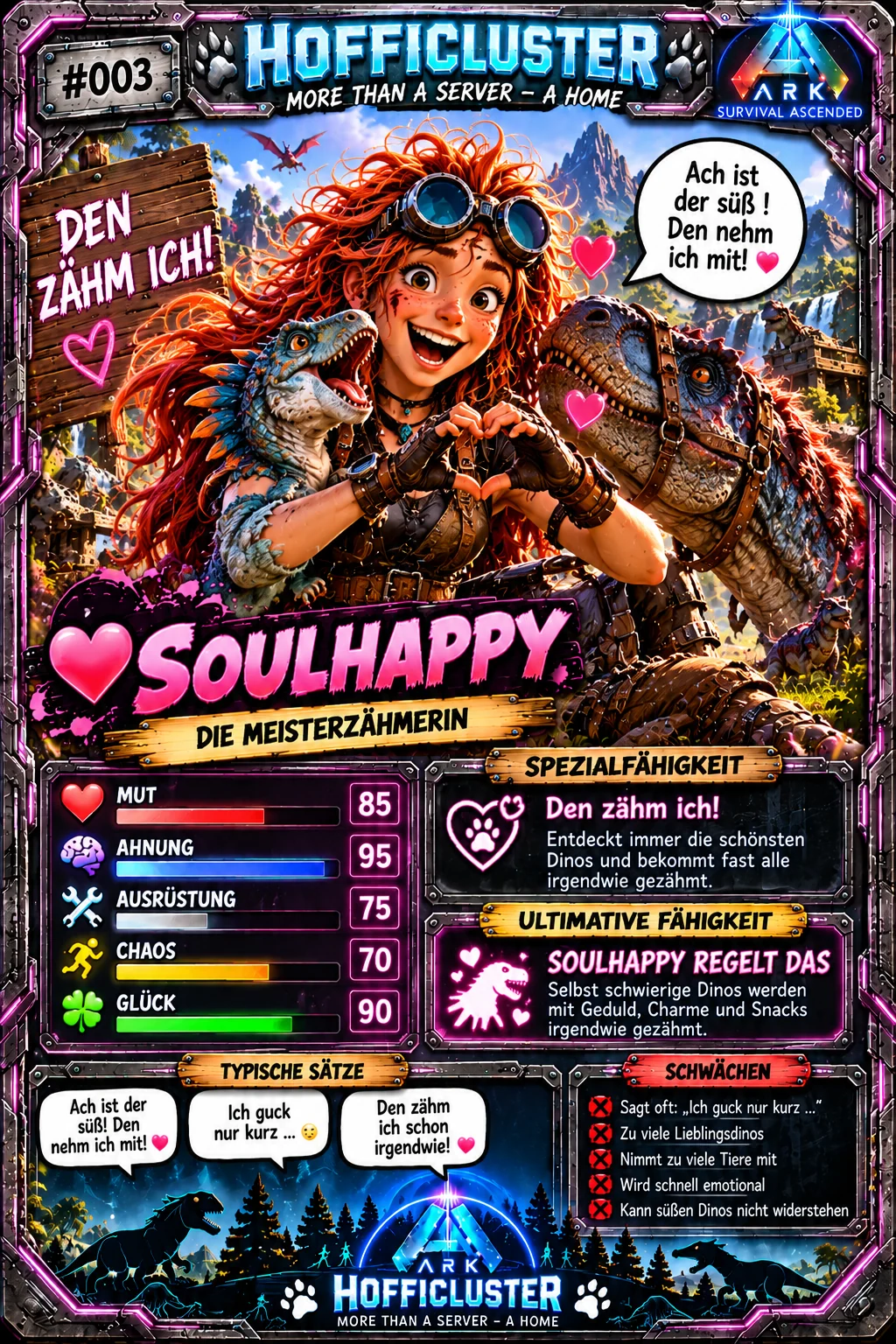 HoffiCluster Charakterkarte Soulhappy