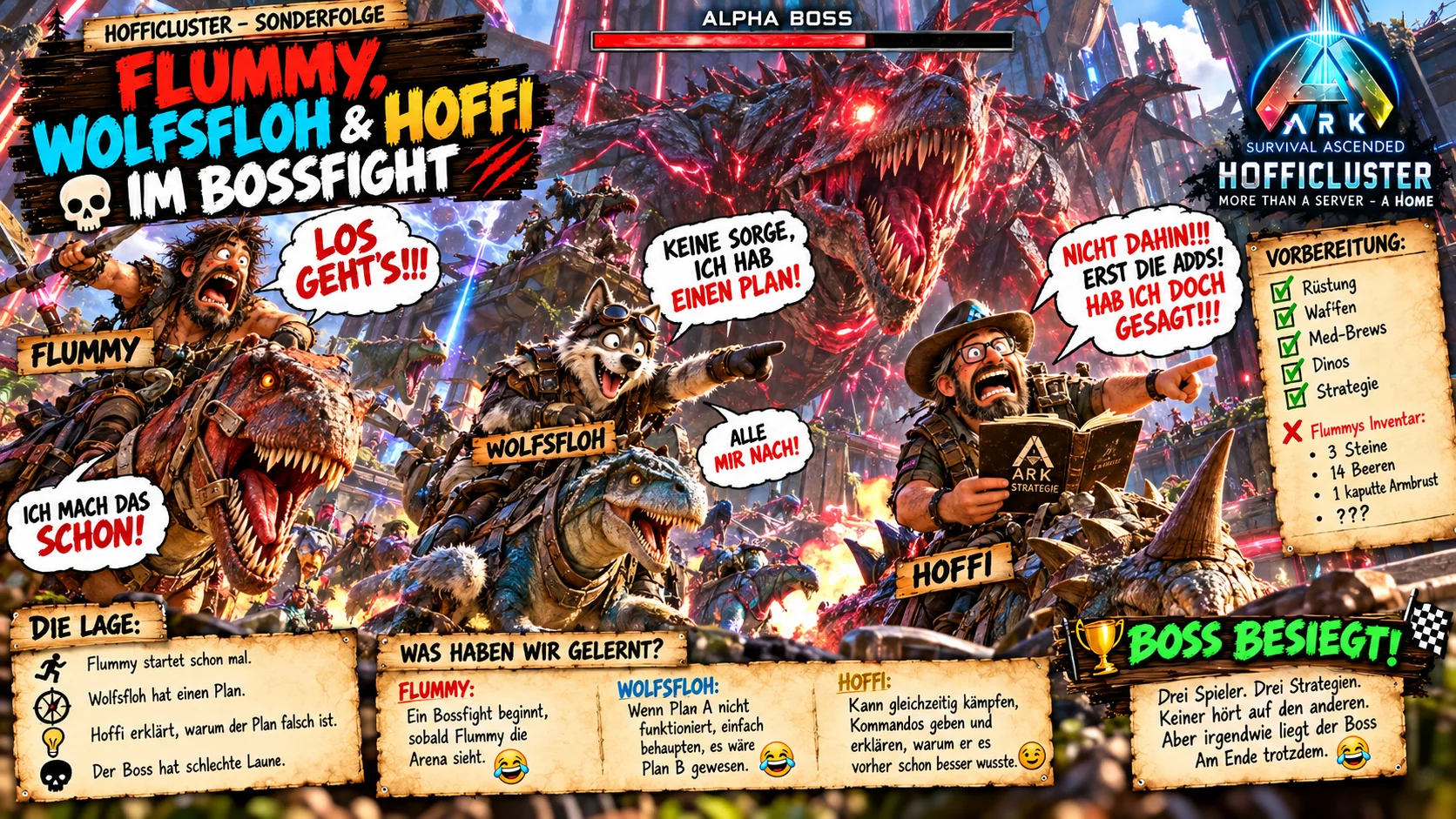 Bossfight mit Hoffi & Co.