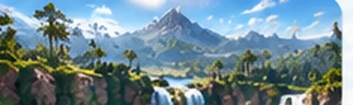 Illustriertes Landschaftsmotiv zu ragnarok